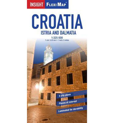Cover for APA Publications Limited · Insight Guides Flexi Map Croatia - Insight Flexi Maps (Landkart) [2 Revised edition] (2013)