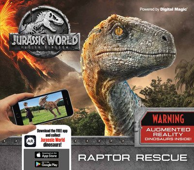 Cover for Caroline Rowlands · Jurassic World Fallen Kingdom: Raptor Rescue (Hardcover bog) (2018)