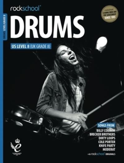 Cover for Hal Leonard Corp. · Rockschool Drums Grade 8 2018+ Book / Online Audio (N/A) (2021)