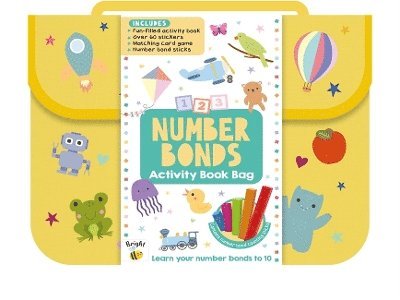 Cover for Autumn Publishing · Bright Bee Number Bonds Activity Book Bag - Bright Bee Learning Bag (Paperback Book) (2025)