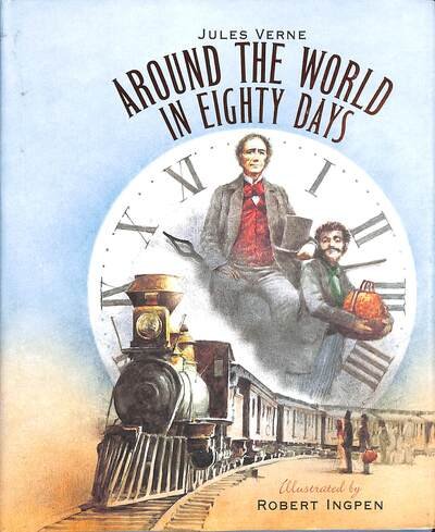 Cover for Jules Verne · Around the World in Eighty Days - Around the World in 80 (Hardcover bog) (2021)