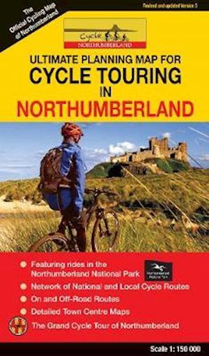 Cover for Cycle Touring Map of Northumberland - REV.3 (Map) [3 Revised edition] (2020)