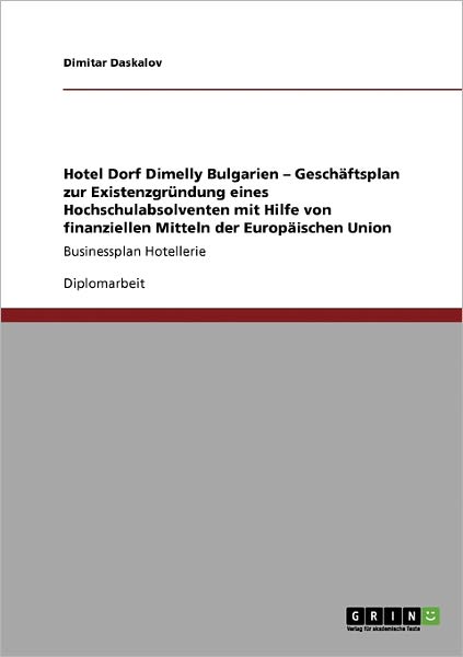 Cover for Daskalov · Hotel Dorf Dimelly Bulgarien (Book) [German edition] (2009)