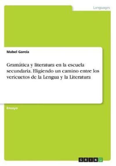 Cover for García · Gramática y literatura en la esc (Book)