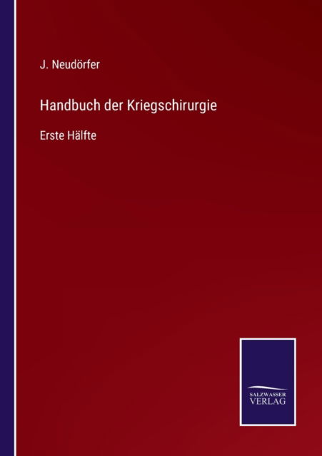 Cover for J Neudoerfer · Handbuch der Kriegschirurgie (Paperback Book) (2022)