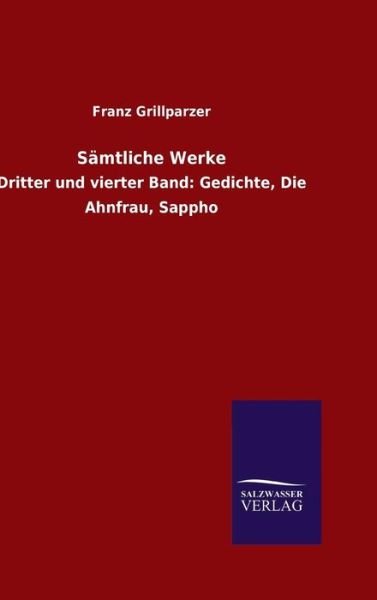 Cover for Franz Grillparzer · Samtliche Werke (Hardcover Book) (2015)