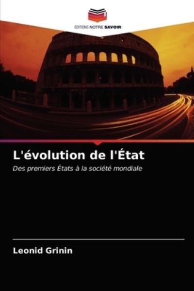 Cover for Leonid Grinin · L'evolution de l'Etat (Paperback Book) (2021)