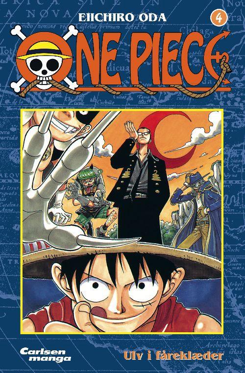 Cover for Eiichiro Oda · One Piece Carlsen manga, 4: One Piece 4 - Ulv i fåreklæder (Sewn Spine Book) [1st edition] (2003)