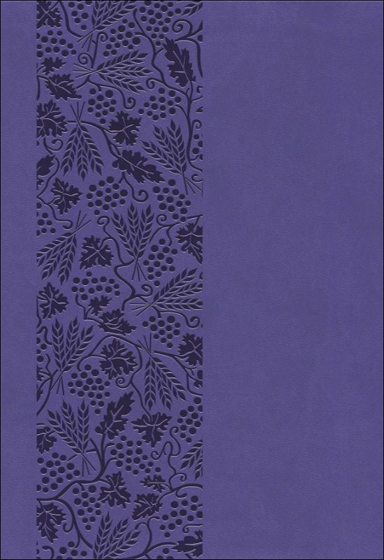 Cover for Bibelen på Hverdagsdansk, trend, lilla, kunstlæder (Hardcover Book) (2023)