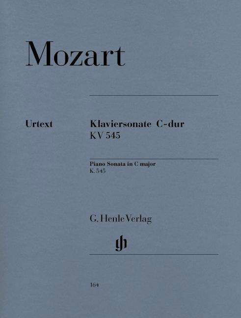 Klaviersonate.C-Dur KV545.HN164 - Mozart - Livros - SCHOTT & CO - 9790201801643 - 6 de abril de 2018