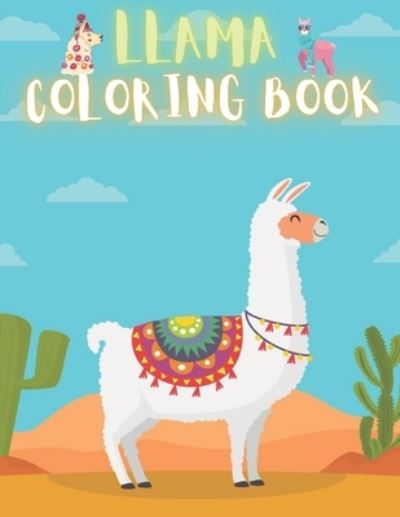 Cover for To The Point · Llama Coloring Book (Paperback Bog) (2020)