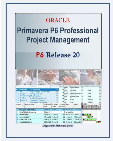 Cover for Dibyaranjan Maharana (Pmp) · Primavera P6 Professional Project Management (Paperback Book) (2021)
