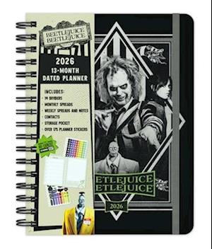 Cover for Insight Editions · 2026 Beetlejuice Beetlejuice 13-Month Weekly Planner (Gebundenes Buch) (2025)