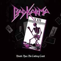 Cover for Bad Karma · Death Has No Calling Card (CD) (2017)