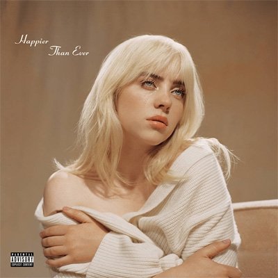 Cover for Billie Eilish · Happier Than Ever (CD Book) (CD) (2021)