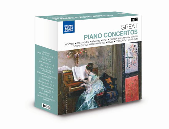 Cover for Various Composers · Great Piano Concertos (CD) [Box set] (2012)