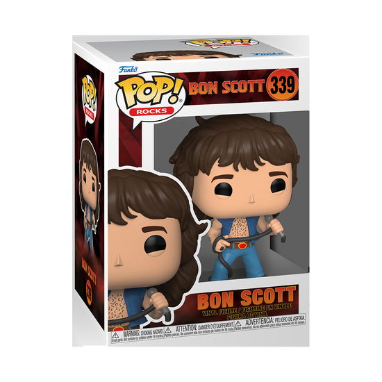 Ac/dc- Bon Scott - Funko Pop! Rocks: - Produtos - Funko - 0889698725644 - 3 de julho de 2023