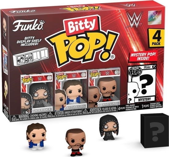Bitty Pop Wwe the Undertaker 4 Pack - Funko Bitty Pop - Produtos - Funko - 0889698754644 - 5 de setembro de 2024