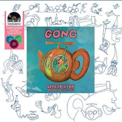 Live at Lyon Decembre 1972 (Clear / Red / Orange / Blue Splatter Vinyl) (RSD 2023) - Gong - Musik - L.M.L.R. - 3700477835644 - 22. april 2023