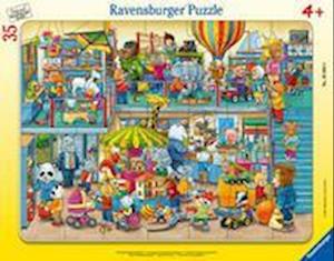 Cover for Ravensburger Kinderpuzzle · Puzzle Tierischer Spielzeugladen (30-48 T. Rahmenpuzzle) (Toys)