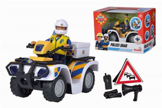 Fireman Sam Police Quad With Figure - 109251093 - Merchandise - Simba Toys - 4006592062644 - 20. marts 2021