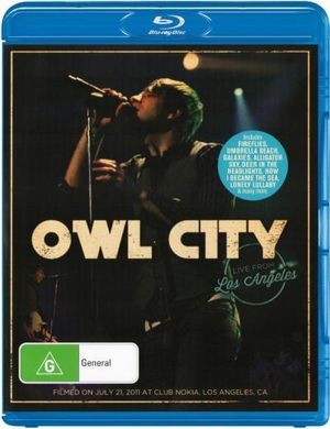 Cover for Owl City · Live from Los Angeles (Blu-Ray) (2012)