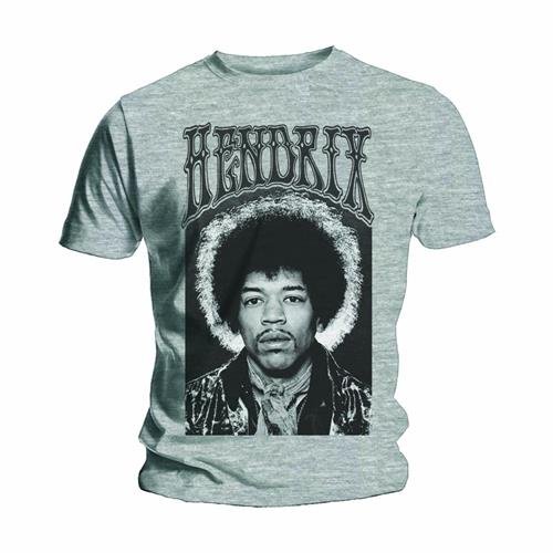 Cover for The Jimi Hendrix Experience · Jimi Hendrix Unisex T-Shirt: Halo (T-shirt) [size S] [Grey - Unisex edition]