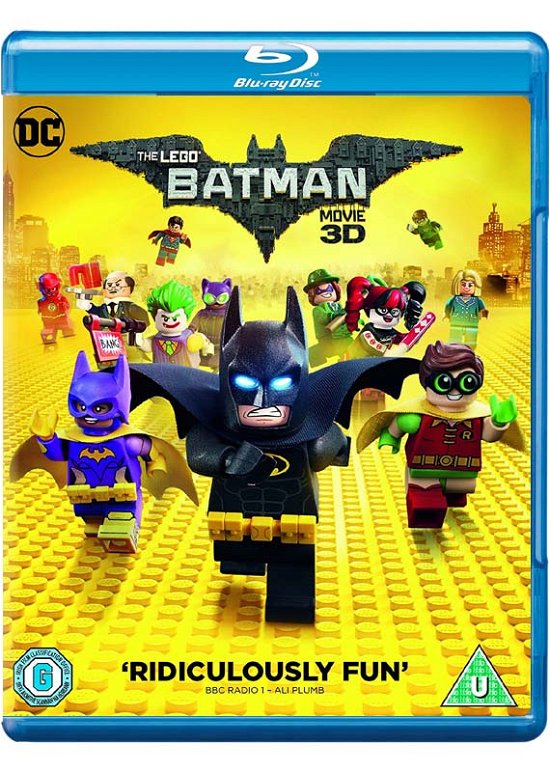 Cover for The Lego Batman Movie 3D · The Lego Batman Movie 3D+2D (Blu-ray) (2017)