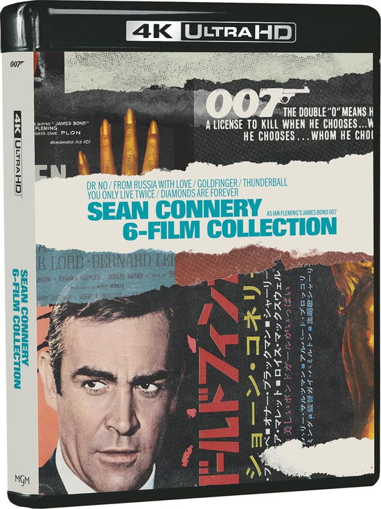 Cover for James Bond: Sean Connery 6-Film Collection (4K Ultra HD) [Vanilla edition] (2025)