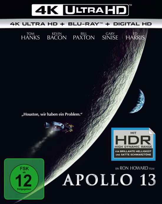 Cover for Tom Hanks,bill Paxton,kevin Bacon · Apollo 13 (4K UHD Blu-ray) (2017)