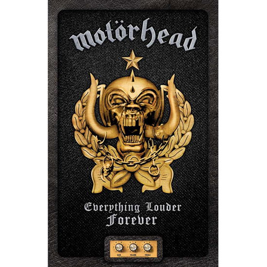 Motorhead Textile Poster: Everything Louder Forever - Motörhead - Koopwaar -  - 5056365714644 - 
