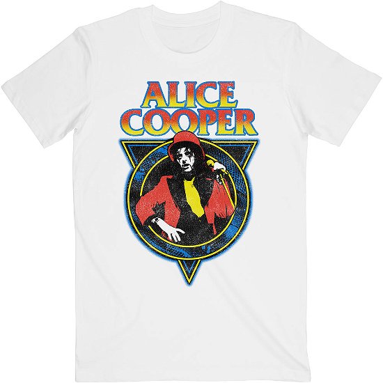 Cover for Alice Cooper · Alice Cooper Unisex T-Shirt: Snakeskin (T-shirt) [size S] [White - Unisex edition]