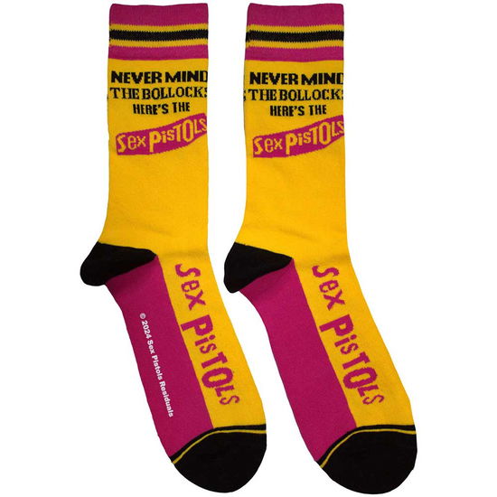 The Sex Pistols Unisex Ankle Socks: Never Mind The Bollocks Stripes - Sex Pistols - The - Merchandise -  - 5056737265644 - July 16, 2024