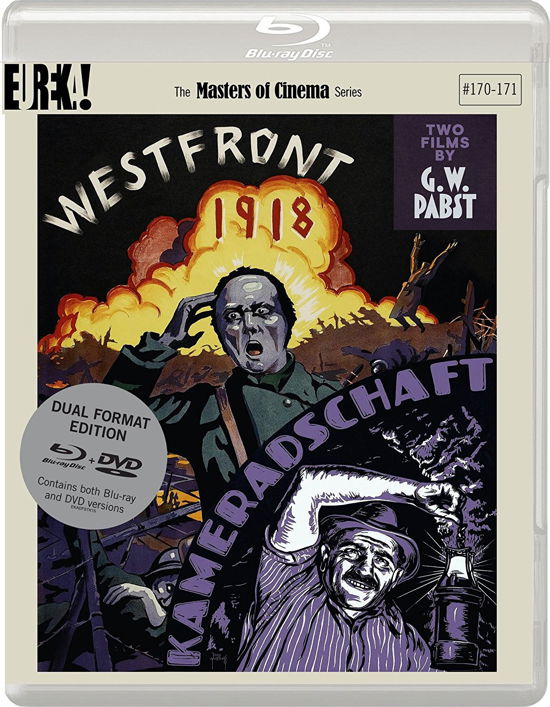 Cover for WESTFRONT 1918  KAMERADSCHAFT Masters of Cinema Dual Format Bluray  DVD · Westfront 1918 / Kameradschaft (Blu-ray) (2017)