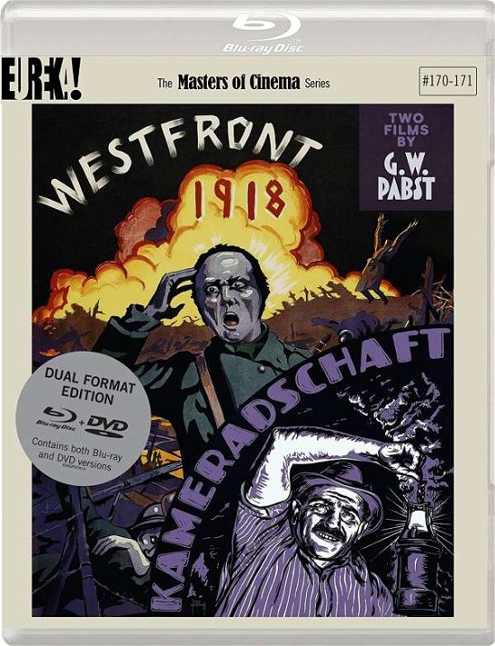 Cover for WESTFRONT 1918  KAMERADSCHAFT Masters of Cinema Dual Format Bluray  DVD · Westfront 1918 / Kameradschaft (Blu-ray) (2017)