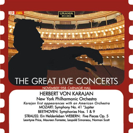 Cover for Herbert Von Karajan · Great Live Concerts (CD) (2013)