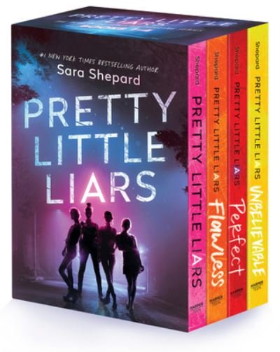 Cover for Sara Shepard · Pretty Little Liars 4-Book Paperback Box Set: Pretty Little Liars, Flawless Perfect, Unbelievable - Pretty Little Liars (Pocketbok) (2022)