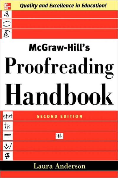 Cover for Laura Anderson · McGraw-Hill's Proofreading Handbook (Paperback Book) (2005)