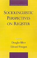 Cover for Douglas Biber · Sociolinguistic Perspectives on Register - Oxford Studies in Sociolinguistics (Hardcover bog) (1994)
