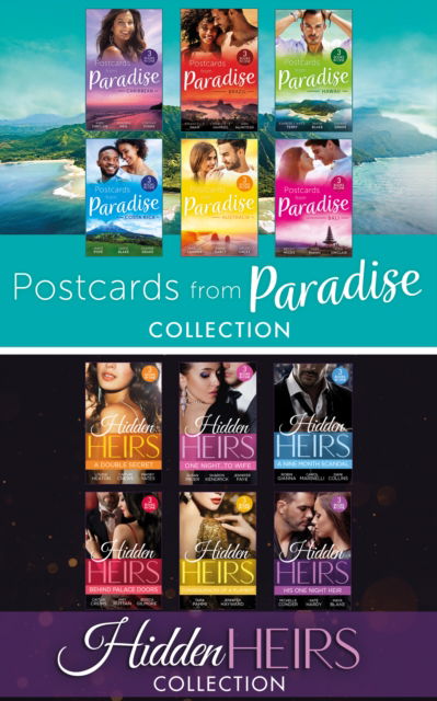 Cover for Louisa Heaton · The Hidden Heirs And Postcards From Paradise Collection (Book pack) (2023)