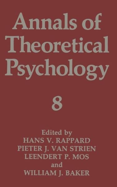 Cover for Annals of Theoretical Psychology (Gebundenes Buch) (1993)