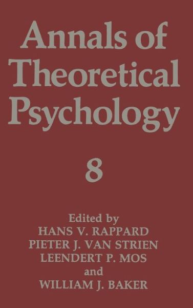 Annals of Theoretical Psychology -  - Bøger - Springer - 9780306445644 - 31. juli 1993