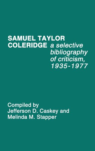 Cover for Jefferson D. Caskey · Samuel Taylor Coleridge: A Selective Bibliography of Criticism, 1935-1977 (Hardcover Book) (1978)
