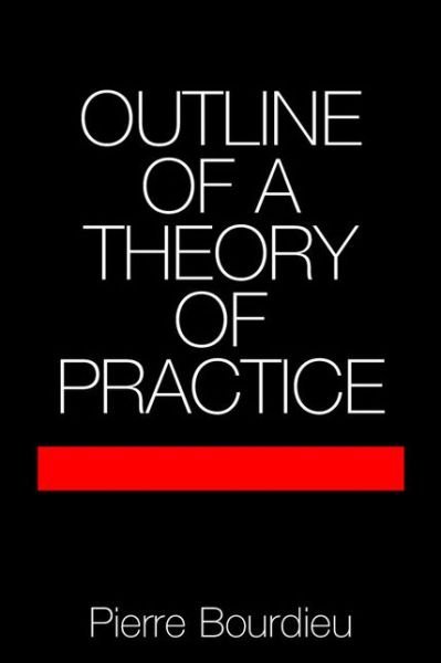 Cover for Bourdieu, Pierre (Ecole des Hautes Etudes en Sciences Sociales, Paris) · Outline of a Theory of Practice - Cambridge Studies in Social and Cultural Anthropology (Paperback Book) (1977)