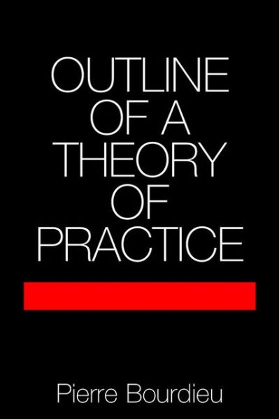 Cover for Bourdieu, Pierre (Ecole des Hautes Etudes en Sciences Sociales, Paris) · Outline of a Theory of Practice - Cambridge Studies in Social and Cultural Anthropology (Taschenbuch) (1977)