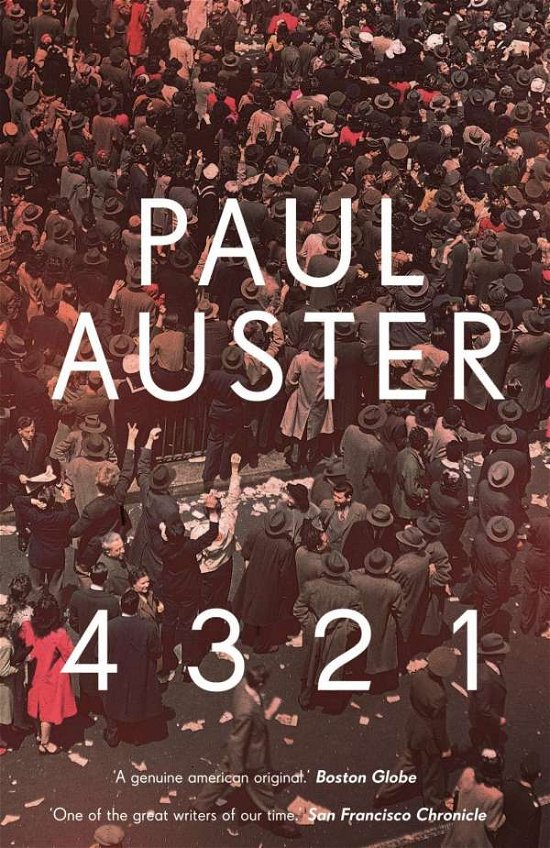 Cover for Paul Auster · 4 3 2 1 (Pocketbok) (2017)