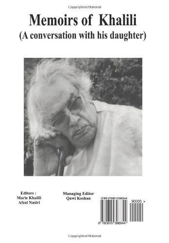 Memoirs of Khalili: a Conversation with His Daughter - Marie Khalili - Bücher - Nasiri - 9780615396644 - 9. August 2011
