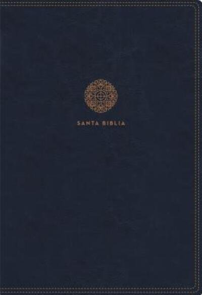 Cover for Rvr 1960- Reina Valera 1960 · Rvr60 Santa Biblia Letra Supergigante, Leathersoft, Azul Con Indice Y Cierre (Læderbog) (2020)