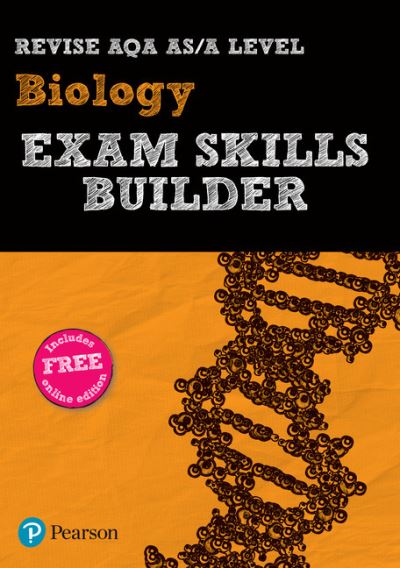 Cover for Pearson REVISE AQA A level Biology Exam Skills Builder - 2025 and 2026 exams - Pearson Revise (Book) (2019)