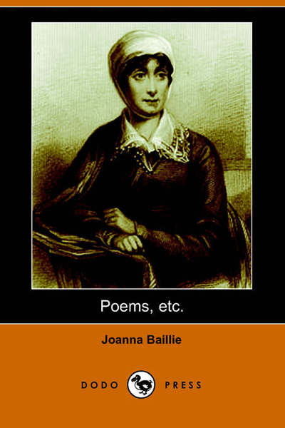 Cover for Joanna Baillie · Poems, Etc. (Paperback Book) (2006)